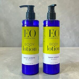 2 EO ESSENTIAL OILS BE BRIGHT BODY LOTION LEMON VERBENA 8 OZ EA
